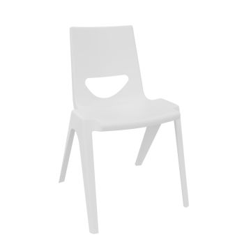 EN One Chair SH350mm Pure White