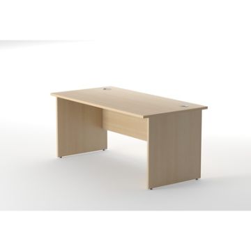 Rectangular Panel End Desk W1200mm Beech