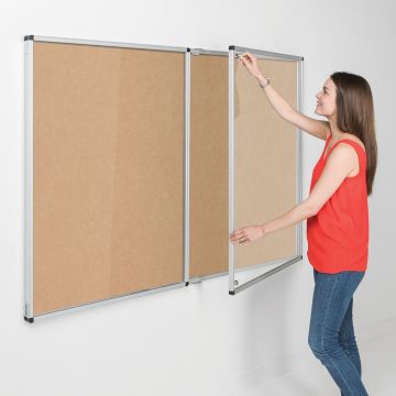 Eco Tamperproof Noticeboard H1200xW2400mm Natural