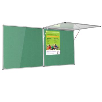 Eco Tamperproof Noticeboard H1200xW1800mm Green