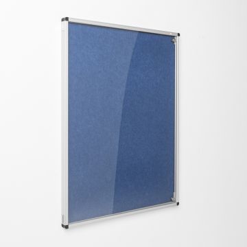 Eco Tamperproof Noticeboard H900xW600mm Blue