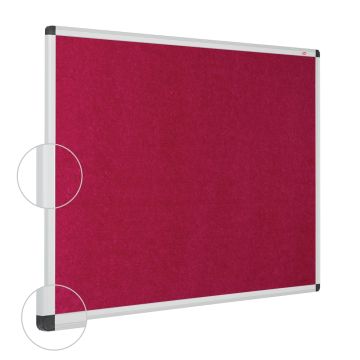 Eco Aluminium Framed Board 1200x1800mm Raspberry