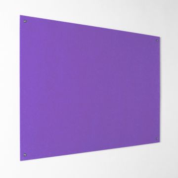 Eco Frameless Noticeboard H1200xW2400mm Purple