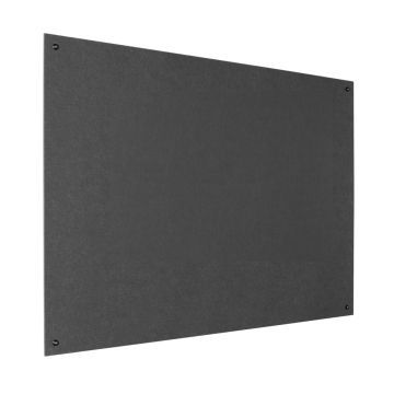 Eco Frameless Noticeboard H1200xW1800mm Charcoal