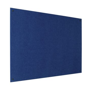 Eco Frameless Noticeboard H1200xW1500mm Blue