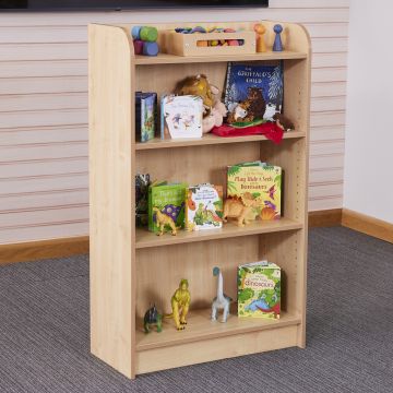 Library Bookcase Maple H1250mm