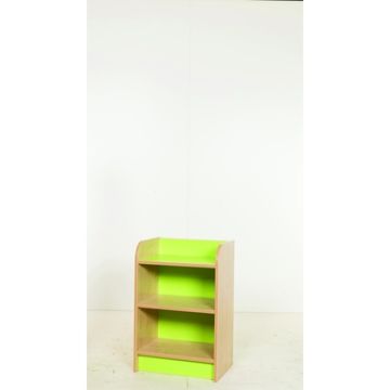 Library Bookcase Slimline Blue H1000mm