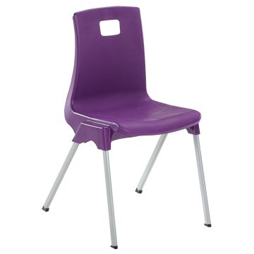 ST Classroom Chair 460mm Purple