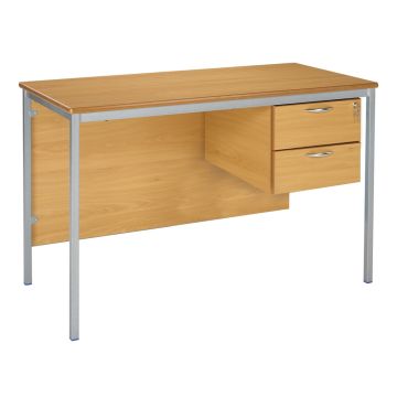 Fully Welded Teachers Desk Beech