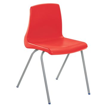 NP Classroom Chair 430mm Red