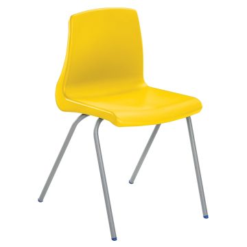 NP Classroom Chair 430mm Yellow