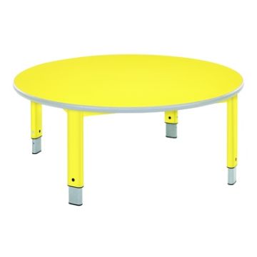 Start Right Circular Adjustable Table Blue