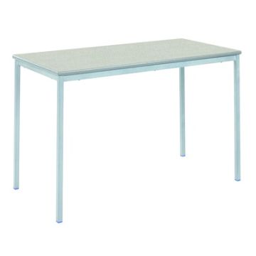Fully Welded Rectangular Table 120x60x53cm Ailsa Top LGrey Edge