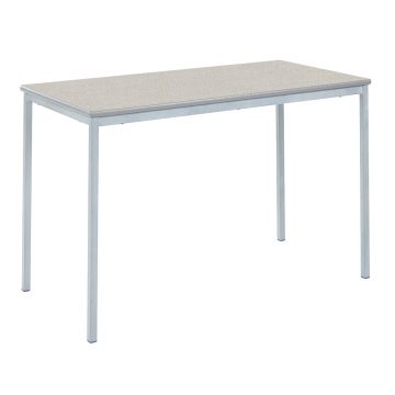 Fully Welded Rectangular Table 110x55x53cm Ailsa Top Grey Edge