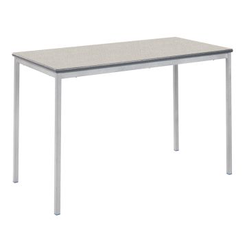 FWelded Rectangular Table 110x55x71cm Ailsa Top Char Edge