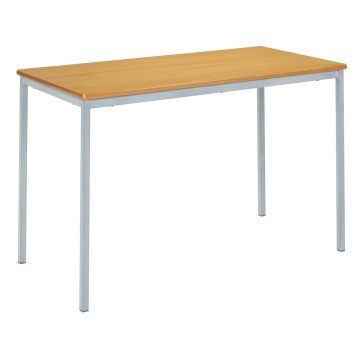 Fully Welded Rectangular Table 110x55x59cm Beech