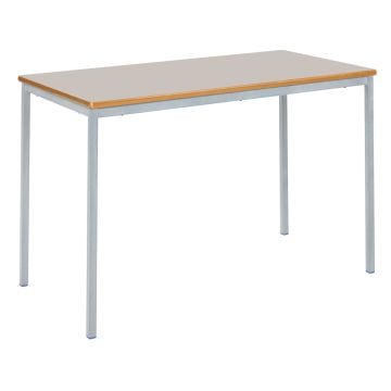 Fully Welded Rectangular Table 110x55x59cm Light Grey