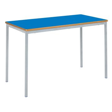 Fully Welded Rectangular Table 110x55x53cm Blue