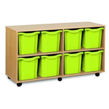 8 Quad Tray Unit Beech Lime