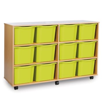 12 Triple Tray Unit Beech Lime