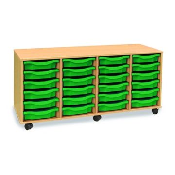 24 Single Tray Horizontal Unit Green