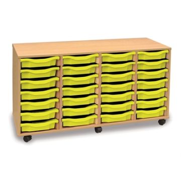 28 Single Tray Unit Beech Lime