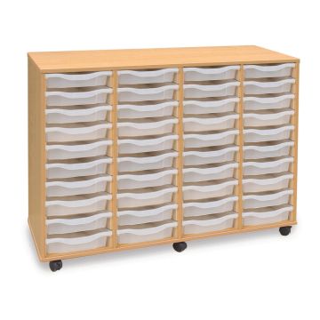 40 Single Tray Unit Clear