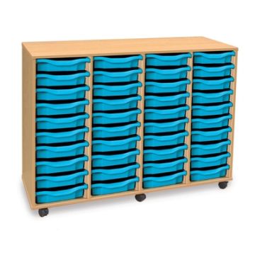 40 Single Tray Unit Cyan