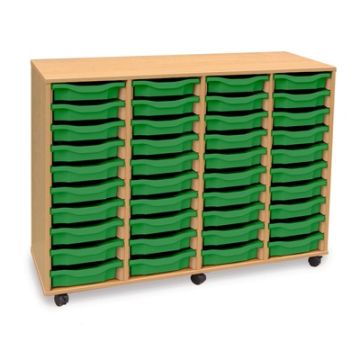 40 Single Tray Unit Green