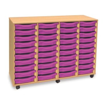 40 Single Tray Unit Purple
