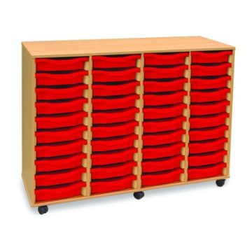 40 Single Tray Unit Red