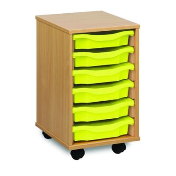 6 Single Tray Unit Beech Lime