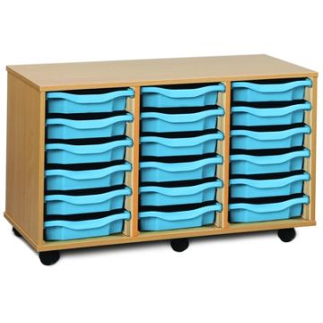 18 Single Tray Unit Cyan
