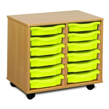 12 Single Tray Unit Lime