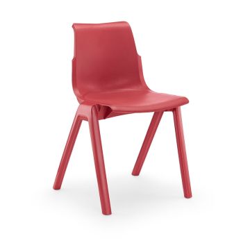 ErgoStak Chair 430mm Indian Red