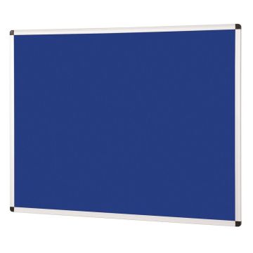 Aluminium Framed Noticeboard H900xW1200mm Dark Blue