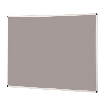 Aluminium Framed Noticeboard H900 x W1200mm Grey