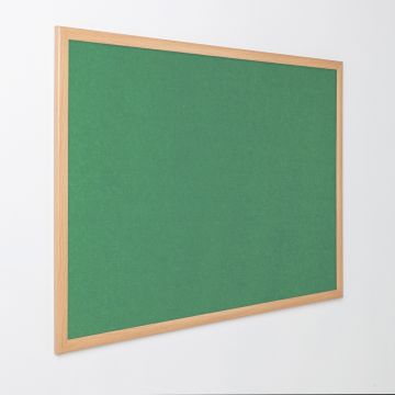 Eco Friendly Light Oak Noticeboard H1200 x W1800mm Green