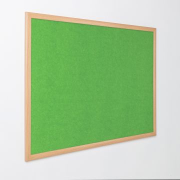 Eco Friendly Light Oak Noticeboard H900xW1200mm Apple