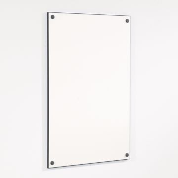 Colour Edged Whiteboards 900x600mm Black