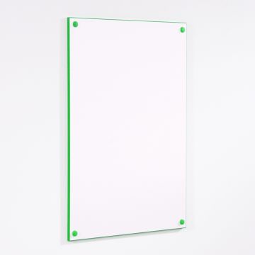Colour Edged Whiteboards 900x600mm Green