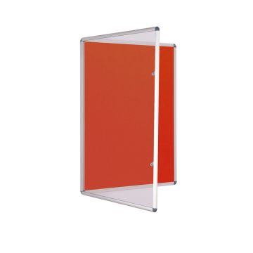 Tamperproof Noticeboard H900 x W900mm Red