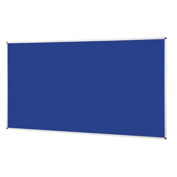 Aluminium Framed Noticeboard H1200xW2400mm Dark Blue