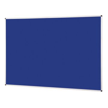 Aluminium Framed Noticeboard H1200xW1800mm Dark Blue