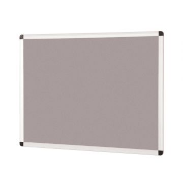 Aluminium Framed Noticeboard H1200xW1800mm Grey