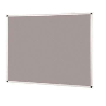 Aluminium Framed Noticeboard H1200xW1500mm Grey