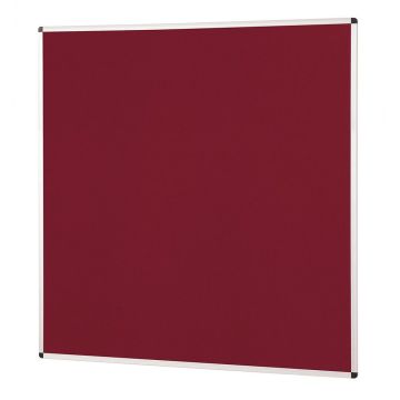 Aluminium Framed Noticeboard H1200xW1200mm Burgundy
