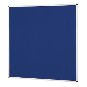 Aluminium Framed Noticeboard H1200xW1200mm Dark Blue