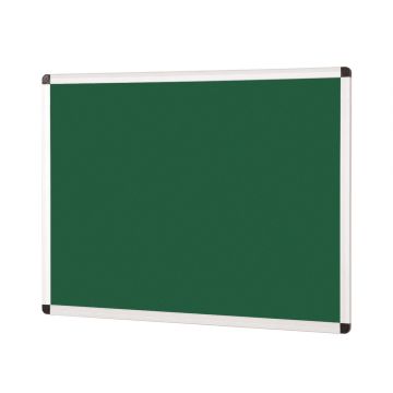 Aluminium Framed Noticeboard H900xW600mm Green
