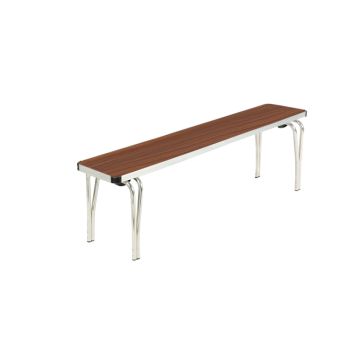 Contour Stacking Bench 1220x254xH483mm Teak